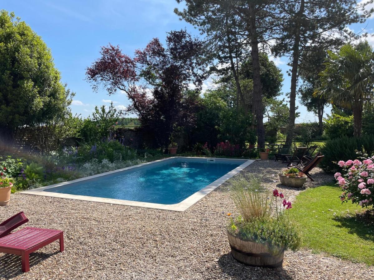 Bed and Breakfast Fleurs De Vignes Piscine Montagny-les-Beaune Экстерьер фото